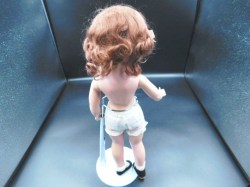 14 inch unmarked girl pink nude bk